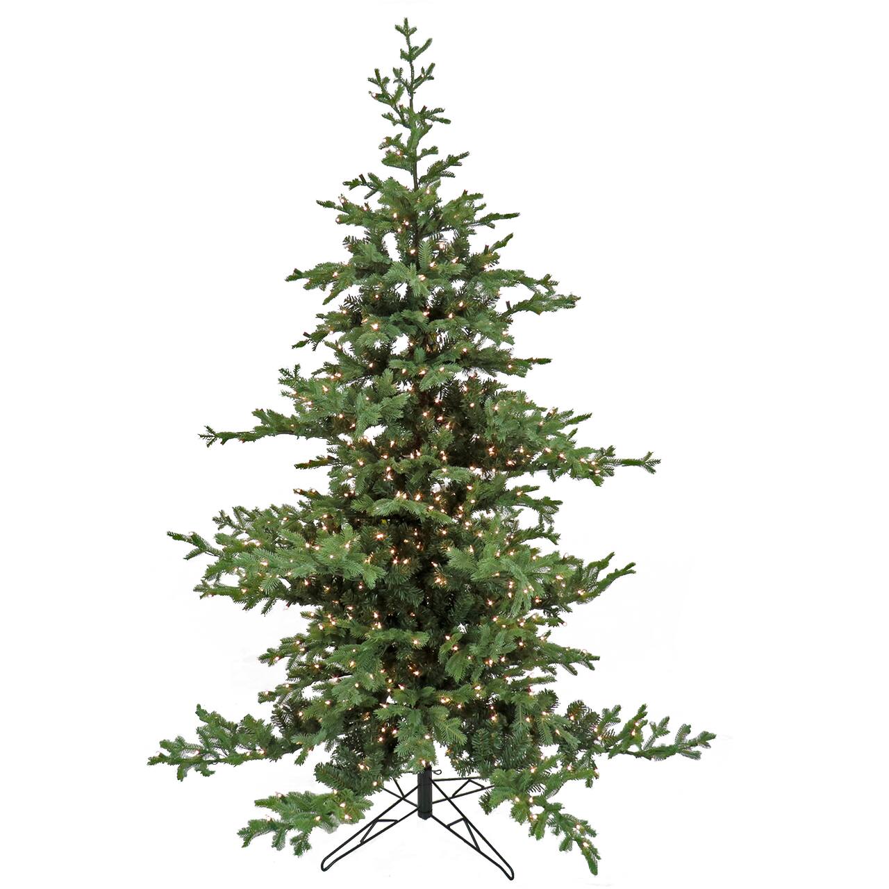 7.5ft. Pre-Lit Decorator Artificial Christmas Tree, Clear Lights